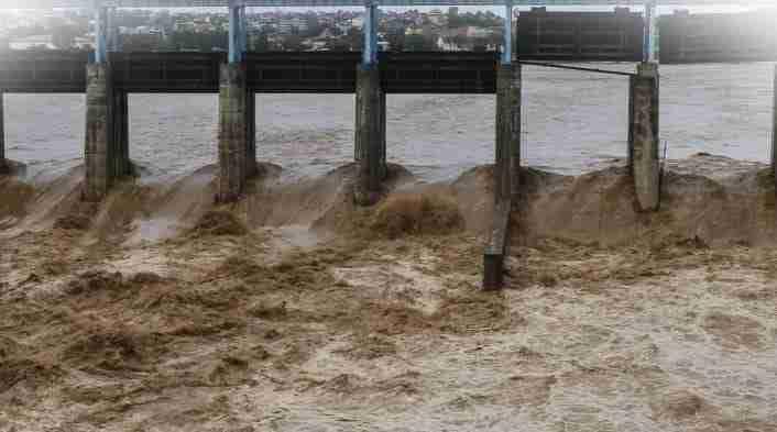 Flood Alert In Tawi River