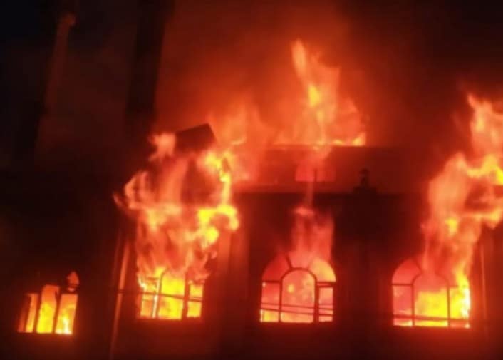 جنوبی کشمیر میں آتشزدگی